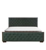 Hanford King Size Bed With Hydraulic Storage in Grey Colour Hanford King Size Bed With Hydraulic Storage in Grey Colour