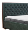 Hanford King Size Bed With Hydraulic Storage in Grey Colour Hanford King Size Bed With Hydraulic Storage in Grey Colour