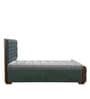 Hanford Queen Size Bed With Hydraulic Storage in Grey Colour Hanford Queen Size Bed With Hydraulic Storage in Grey Colour