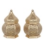 Hanging Hut Lantern Tealight Holder Set of 2