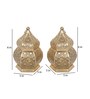 Hanging Hut Lantern Tealight Holder Set of 2