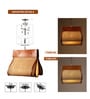 Hanging Lamps For Living Room And Home Decoration,Bamboo Ceiling Lamp For Hall (Brown,L29 X W22 X H31 Cm)