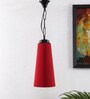 Red Cotton Hanging Light