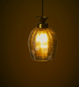 Hanging Light with Smoke Glass Shade