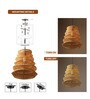 Hanging Lights For Living Room,Pendant Lights For Ceiling-Cylindrical Lamp,Brown (D43 X H48 Cm)