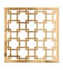 Acrylic Hanging Beverly Room Divider In Brown Colour