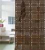Mdf Engineered Wood Valery Hanging Room Divider In Brown Colour