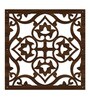 Mdf Engineered Wood Sierra Hanging Room Divider In Brown Colour