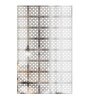 Acrylic Hanging Room Divider in Brown Colour