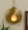Hanging Peacock Etching Tealight Holder