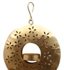 Hanging Round Etching Tealight Holder Set of 2