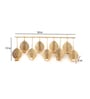 Hanging Wall Leaf Etching Tealight Holder Set of 3