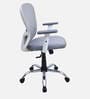 Yuzuki Ergonomic Chair With Adjustable Handle And Lumbar Support In Grey Colour