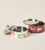 Hangul Hand-painted 2-tier Tiffin, 1000 ml | Kashmir Trails