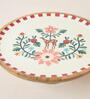 Hangul Wooden Cake Stand, 10" dia | Kashmir Trails