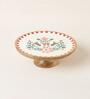 Hangul Wooden Cake Stand, 10" dia | Kashmir Trails
