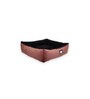 Hankok- Large Pink & Black Turkish Velvet Black & Peach