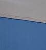 Blue Solid 100% Cotton Single Bed Duvet Cover With 1 Pillow Cover