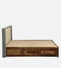 Hannut Sheesham Wood King Size Bed In Provincial Teak Finish With Box Storage