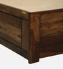 Hannut Sheesham Wood Queen Size Bed In Provincial Teak Finish With Box Storage
