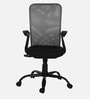 Hanoi Breathable Mesh Ergonomic Chair in Grey & Black Colour