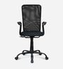 Hanoi Mid Back Fabric Office Chair in Black Color