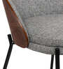 Hanoi Modern Dining Chair In Grey Colour