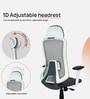 Hanzo High Back Ergonomic Office Chair with 3D Adjustable Armrests Adjustable Headrest and Multi Tilt Lock Feature