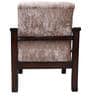 Hapihomes One Seater Sofa in Walnut Finish