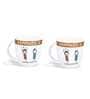 Otto 180ml Multicolour (Set of 2) Ceramic Coffee Mug