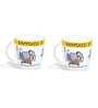 Duke 180ml Multicolour (Set of 2) Ceramic Coffee Mug