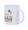 Happy Birthday Theme Printed White Ceramic Mug 320ml