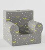 Happy Camper Fabric Kids Sofa in Star Print Colour