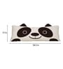 Black & White Cotton Blend Panda Print Shaped Pillow