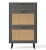 Harbor 16 Pairs Shoe Organizer Cabinet In MDF Finish