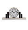 Harbor Hour Clock In Silver