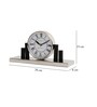 Harbor Hour Clock In Silver