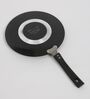 Black  Aluminium 2.6 Mm  Non-Stick Chapati Tawa With Handle