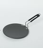 Black  Aluminium 4 Mm Rod Hard Anodized Non-Stick Chapati Tawa With Handle