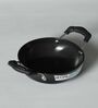 Black  Aluminium 3 Mm Hard Anodized Non-Stick Kadhai With Handle