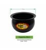 Priya 2 Ltrs Hard Anodised Black Aluminium Cooking Pot