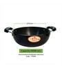 Blaire Induction Base & Hard Anodised Black Aluminium Kadhai with Lid