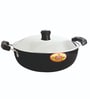 Blaire Induction Base & Hard Anodised Black Aluminium Kadhai with Lid