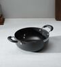 Black  Aluminium 3 Mm Hard Anodized Non-Stick Pots & Handi