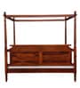 Harleston Sheesham Wood King Size Poster Bed in Honey Oak