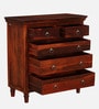 Harleston Sheesham Wood Chest Of Drawers In Scratch Resistant Honey Oak Finish
