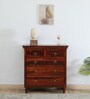Harleston Sheesham Wood Chest Of Drawers In Scratch Resistant Honey Oak Finish