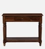 Harleston Sheesham Wood Console Table In Scratch Resistant Provincial Teak Finish