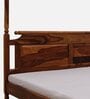 Harleston Sheesham Wood King Size Poster Bed in Scratch Resistant Honey Oak Finish