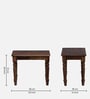 Harleston Sheesham Wood Nest Of Tables In Scratch Resistant Provincial Teak Finish